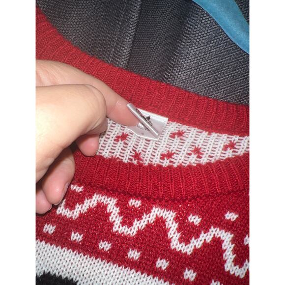 Ugly Christmas Sweater Xmas Size XL Elf - Picture 2 of 3